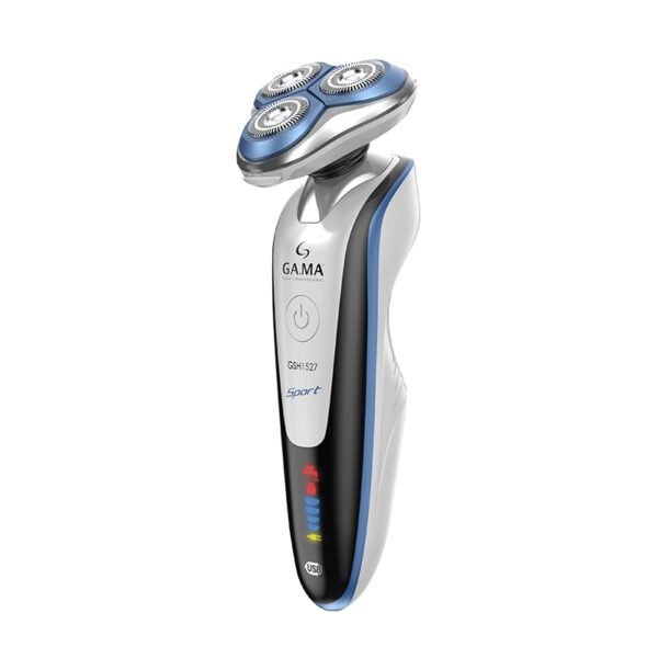 Rasoio elettrico ricaricabile GA.MA SPORT GSH 1527 3 testine con rifinitore cod: GM0617