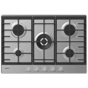 Piano Cottura ROSIERES a Gas 5 Fuochi Gas 75 cm Colore Acciaio Inox cod: RHG 75 WMX