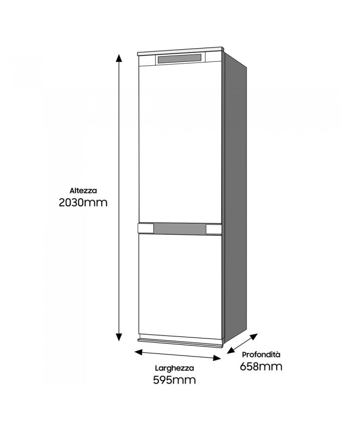 Frigorifero SAMSUNG Combinato Total No Frost Classe A+++ Capacità Totale Lorda 390 Litri Colore Inox cod: RB38T603CS9 - Image 6