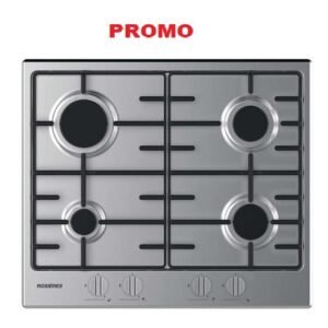 Piano Cottura ROSIERES a Gas 4 Fuochi Gas 60 cm Colore Acciaio Inox cod: RHW6BRK3X / 1