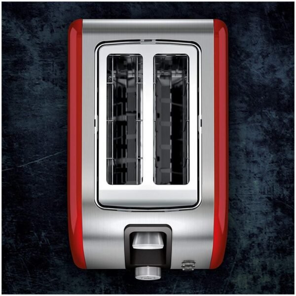 Tostapane ELECTROLUX potenza 850W colore acciaio Inox/Rosso cod: EAT7700R - Image 2
