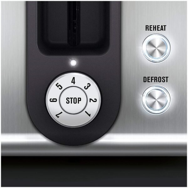 Tostapane ELECTROLUX potenza 850W colore acciaio Inox/Rosso cod: EAT7700R - Image 3