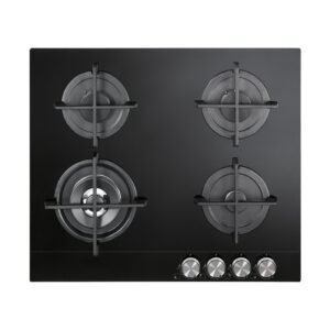 Piano Cottura IKEA a Gas 4 Fuochi 60 cm Colore Vetro Nero cod: HBG L30 B
