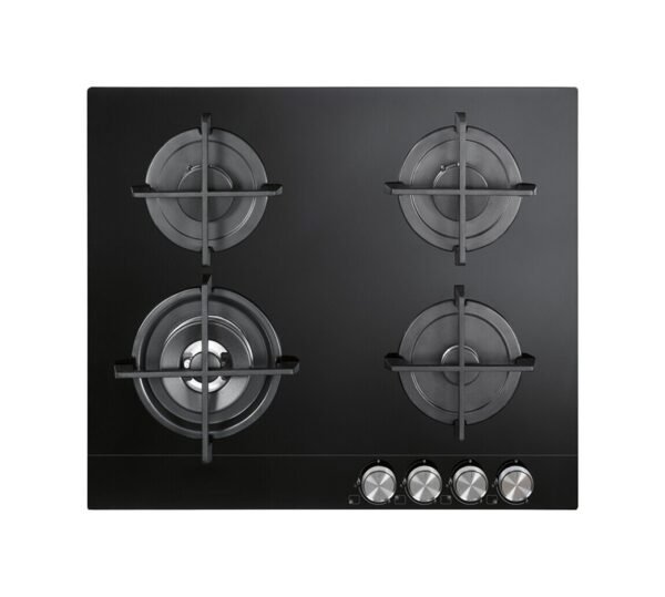 Piano Cottura IKEA a Gas 4 Fuochi 60 cm Colore Vetro Nero cod: HBG L30 B