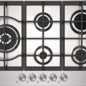Piano cottura MASTER KITCHEN a gas 75 cm colore Acciaio Inox/ghisa cod: MKHG754101-EDLTCXS