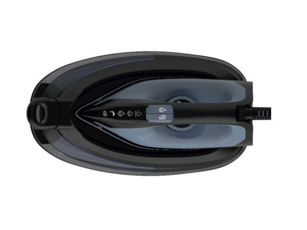Ferro da stiro KUMTEL con caldaia 1.5 lt 2400 W colore Nero/azzurro Cod: HSS-01 - Image 2