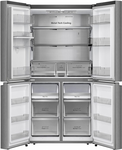 Frigorifero HISENSE Side by Side No Frost Classe E Capacità 606 Litri Colore Inox cod: RQ758N4SWSE - Image 3