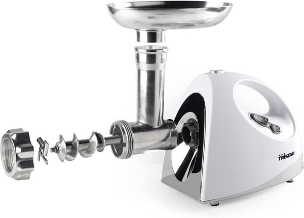Tritacarne TRISTAR potenza 1200W e 3 lame a disco in acciaio inox Cod: VM-4210 - Image 3
