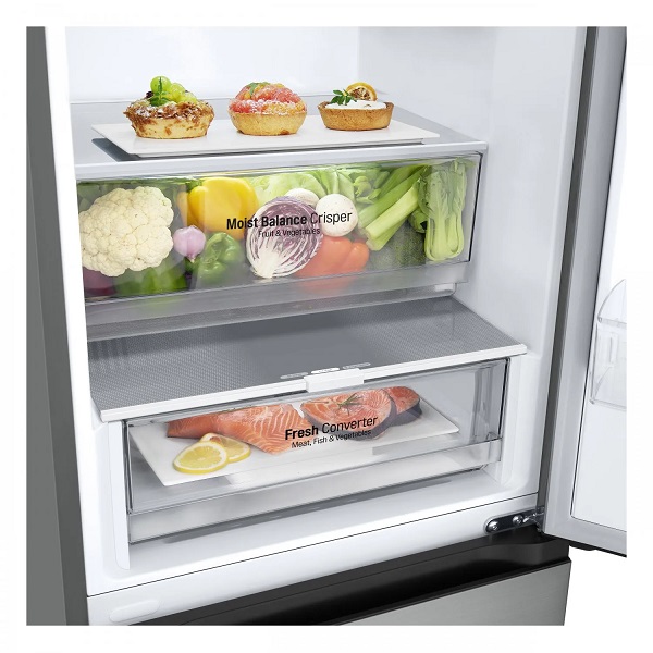 Frigorifero LG Combinato No Frost Classe C Capacità 387 Litri Colore Inox cod: GBV3200CPY - Image 5