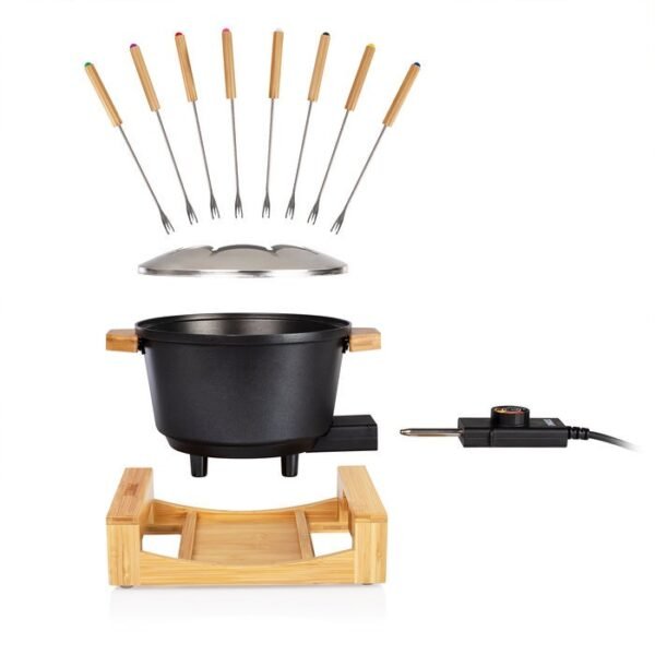 Fonduta PRINCESS  da 1,5 litri potenza 800W colore Nero Cod. 173025 - Image 2