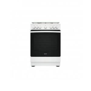 Cucina INDESIT 4 Fuochi a Gas Forno Elettrico ventilato con grill 60 x 60 cm Colore Bianco cod: IS67G4PHW/E