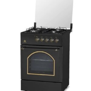 Cucina STAYLUX 4 Fuochi a Gas Forno a gas 60×60 cm Colore Black/rustico cod: LF66GG-40F BLACK/RUSTIC