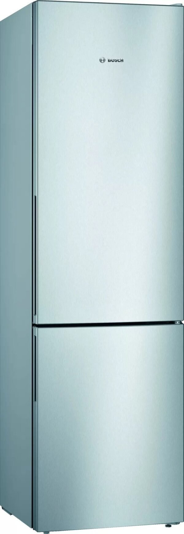 Frigorifero Combinato BOSCH Serie 4 Statico/ventilato capacità 343 lt Classe E Inox cod: KGV39VLEAS