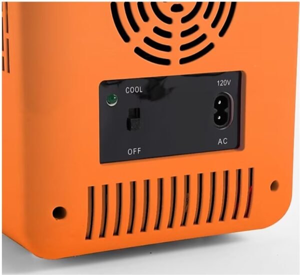 Mini Frigorifero KUMTEL Monoporta Classe Capacità 4 Litri 42 W Colore Arancio Cod: HMFR-04 - Image 3