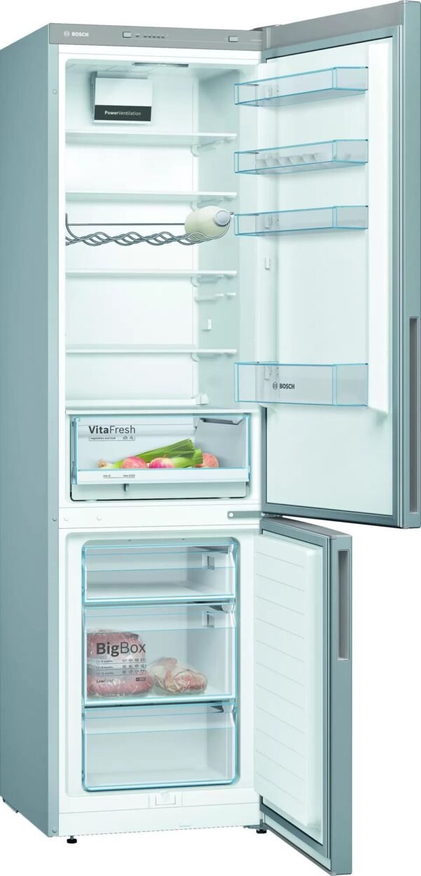 Frigorifero Combinato BOSCH Serie 4 Statico/ventilato capacità 343 lt Classe E Inox cod: KGV39VLEAS - Image 2