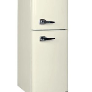 Frigorifero STAYLUX Vintage doppia porta Classe Energetica A++ 138  LT colore Crema cod: BCD-138LT-RET-CREMA