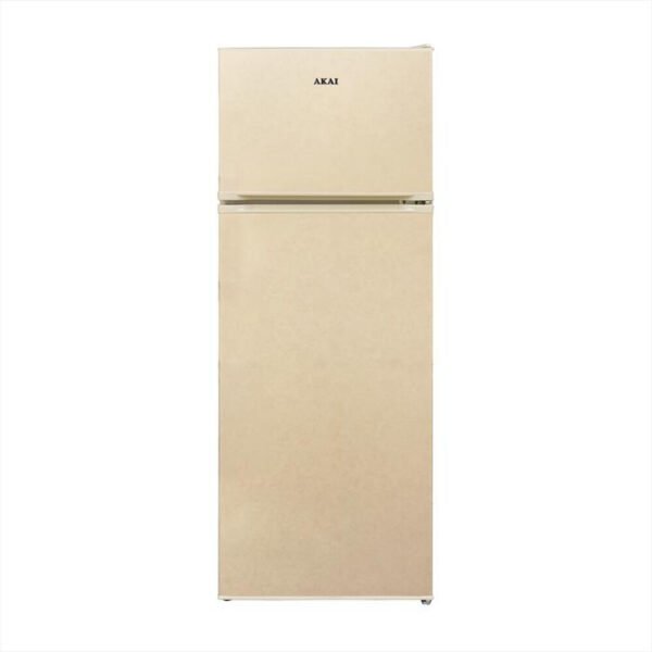 Frigorifero AKAI combinato Classe  A+ Capacità Totale 213 Litri colore Crema Marmorizzato cod: AKFR256NV/T