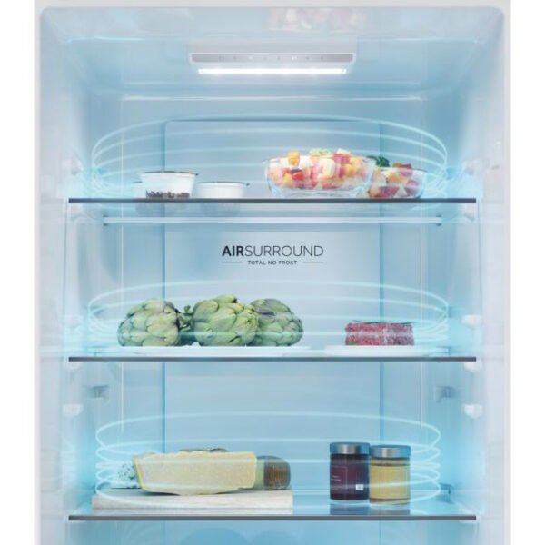 Frigorifero HAIER Combinato Total No Frost Classe D Capacità 377 Litri Colore Dark Inox Cod: HDW1620DNPD - Image 4