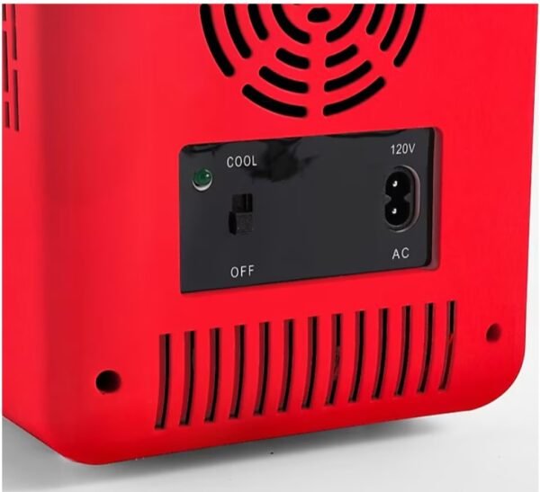 Mini Frigorifero KUMTEL Monoporta Classe Capacità 4 Litri 42 W Colore Rosso Cod: HMFR-02 - Image 3
