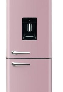 Frigorifero STAYLUX Combinato Vintage con Dispenser Classe Energetica  Colore Pink cod: