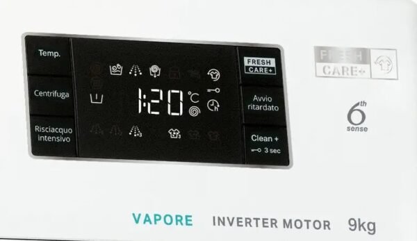 Lavatrice WHIRLPOOL 6° senso standard 9 Kg classe B 1200 giri cod: FFB D95 BV IT - Image 3