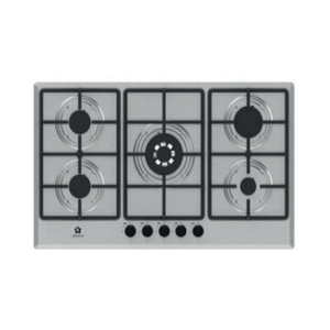 Piano cottura STAYLUX da Incasso a Gas 5 fuochi 90 cm colore acciaio Inox/Ghisa Cod: M9-50BTF